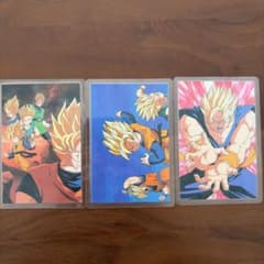 ドラゴンボールZ ラミネートカード 3枚セット 映画 グッズのサムネイル