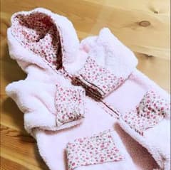 値下げ☆赤ちゃんの城☆ロンパース  ジャンプスーツ 冬用70のサムネイル