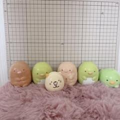 Sumikko Gurashi Penguin, Tonkatsu, Cat (Set of roly-poly toys)