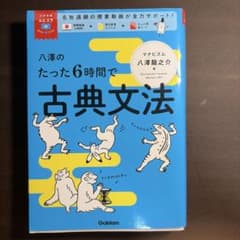 八澤のたった6時間で古典文法 八澤龍之介のサムネイル