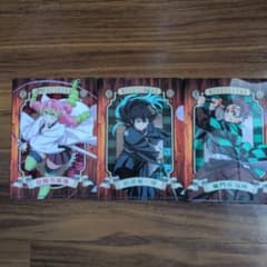 鬼滅の刃 ミニクリアファイル 3枚セット ダイソーのサムネイル