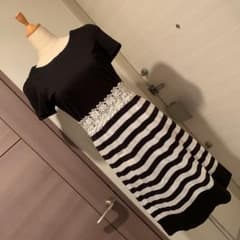 M'S GRACYのコットンボーダーワンピースのサムネイル