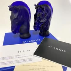 サンルイ SAINT LOUIS　馬　ペーパーウエイト　HERMES SAINT LOUIS サンルイ ペーパーウエイト チェス 駒 HERMES - メルカリ