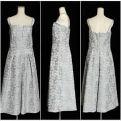新品　ダイアグラム　ドレスサロペット　水色　ジャガード織 ダイアグラム グレースコンチネンタル ジャガード 花柄 サロペット