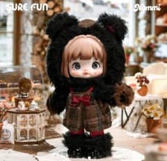 ノミNommi森の国ForestKingdom着せ替えドール人形黒クマちゃんくま
