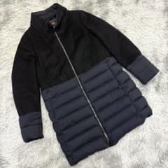 MooRER ムーレー ダウンコート 42 黒 高級 イタリア製 グースダウン 