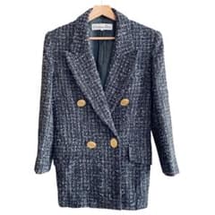 Cristian Dior ツイード ダブルブレスト テーラードジャケット L