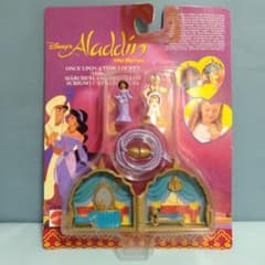 빈티지☆알라딘 프린세스 로켓 폴리 포켓,Disney