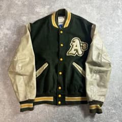 DeLONG usa製 MLB チーム スタジャン アスレチックス DeLONG usa製 MLB チーム スタジャン アスレチックス - メルカリ