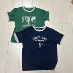 UNIQLO UT PEANUTS Tシャツ 2枚セット M Lのサムネイル