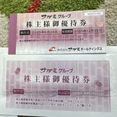 サガミグループ 株主優待券 22枚セットのサムネイル