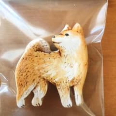 木製ブローチ / ハンドメイド / 木工 / 手作り / 芝犬 / 豆柴のサムネイル