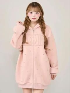 Darich DDロゴビジュージップパーカー ピンクのサムネイル