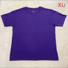 Champion ワンポイントTシャツ 紫 XL USA古着 ビッグサイズのサムネイル
