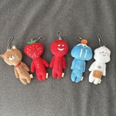 マスコット 5種セット ぬいぐるみ キーホルダーのサムネイル