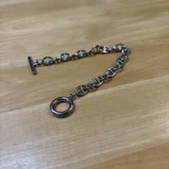 チェーンブレスレット シルバーカラー Tバータイプのサムネイル