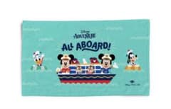 【新品】ディズニークルーズ・ビーチタオル アドベンチャー ディズニークルーズラインディズニーアドベンチャー号限定ビーチタオル タオル・ハンカチ
