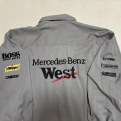 メルセデス ベンツWest F1 長袖 ピットシャツ XL 刺繍ロゴ Benz メルセデス ベンツWest F1 長袖 ピットシャツ XL 刺繍ロゴ Benz - メルカリ