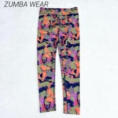 ★Gianni Versace★総柄レギンス スパッツ マルチカラー サイズ38 ズンバ レギンスパンツ マルチカラー S 総柄 派手 スパッツ