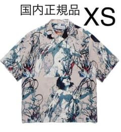 XSサイズ wackomaria 攻殻機動隊 アロハシャツ ベージュ