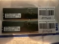 DDR5 PCメモリ 32GB 16GB×2 購入後未使用のサムネイル