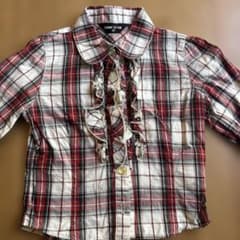COMME CA ISM チェック柄シャツ 90のサムネイル