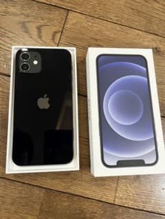iPhone 12 ブラック 64 GB au バッテリー容量100%のサムネイル