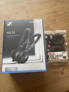 ゼンハイザーヘッドフォンHD25新品&イヤーパッドのサムネイル