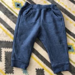 80★ユニクロ裏起毛パンツ★ジーンズカラーのサムネイル