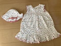 ジェラートピケ　ワンピースand帽子セットのサムネイル