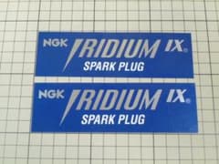Thumbnail of 正規品 NGK IRIDIUM IX ステッカー (2枚) エヌジーケー ①