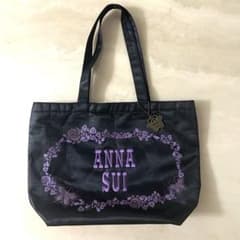 ANNA SUI（アナスイ）巾着トートバッグ 蝶のチャームつきのサムネイル