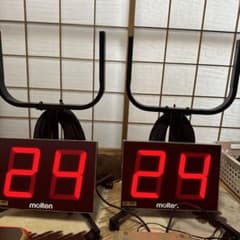 タイマー　バスケット　24秒、30秒計　ジャンク品です。のサムネイル
