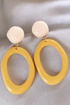 Golicc Jewelry ピアス イエロー ホワイトのサムネイル