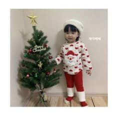 クリスマス　ベビー　サンタ　セットアップのサムネイル