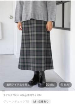 マルチ機能付きチェックスカートのサムネイル