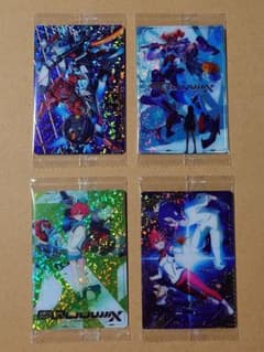 機動戦士ガンダムGQuuuuuuX ジークアクス カードウエハースSR4枚セットのサムネイル