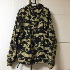 エイプ 迷彩リバーシブル ナイロンパーカー Mのサムネイル