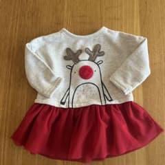 next トナカイデザイン ベビー服 3-6ヶ月のサムネイル