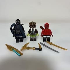 LEGO レゴ ミニフィグ 3体セット 武器パーツ付のサムネイル