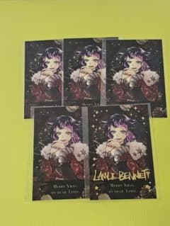 悪魔執事と黒い猫 あくねこ クリスマス チェキ風カード ラムリ 箔押し