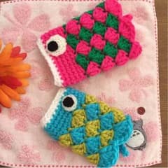 ママと僕♡エコたわし ２個セットのサムネイル
