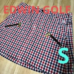 《美品》EDWIN　ゴルフウエア　レディース　スカート　Sのサムネイル