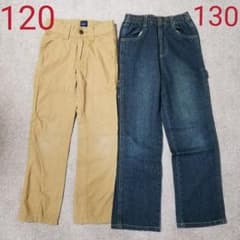 Gap キッズ カーゴパンツ120 デニム 130のサムネイル