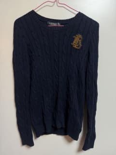 LAUREN RALPH LAUREN ケーブルニット ネイビーのサムネイル