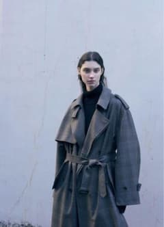 stein OversizedOverlapedTrenchCoat  21AWのサムネイル