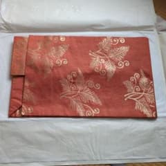 名古屋帯 植物模様 帯揚げ帯締め付きのサムネイル
