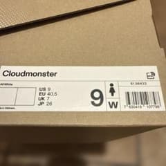 超美品On Cloudmonster スニーカー 26cmホワイトのサムネイル