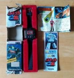 ミクロマン ウオッチロボ ウォッチロボ ブラックMC-06 タカラ 昭和