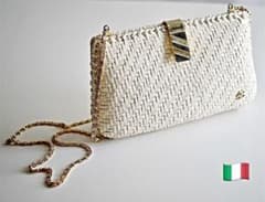 【美品】ロド ヴィンテージ かごバッグ ラタン 藤 イタリア製 ゴールド金具 美品】ロド ヴィンテージ かごバッグ ラタン 藤 イタリア製